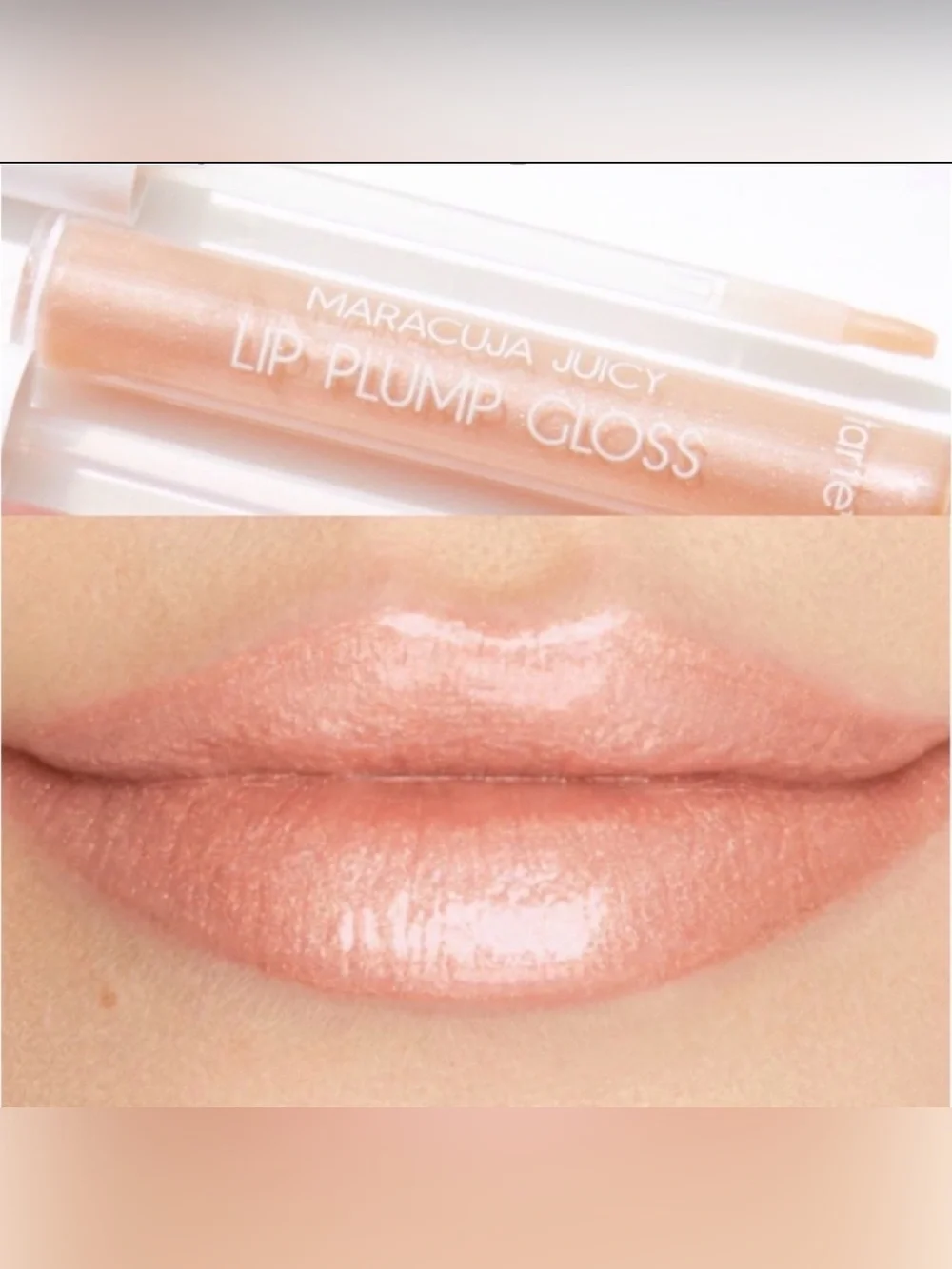 Tarte Maracuja Juicy Lip Plump Gloss in Icing New Limited Edition